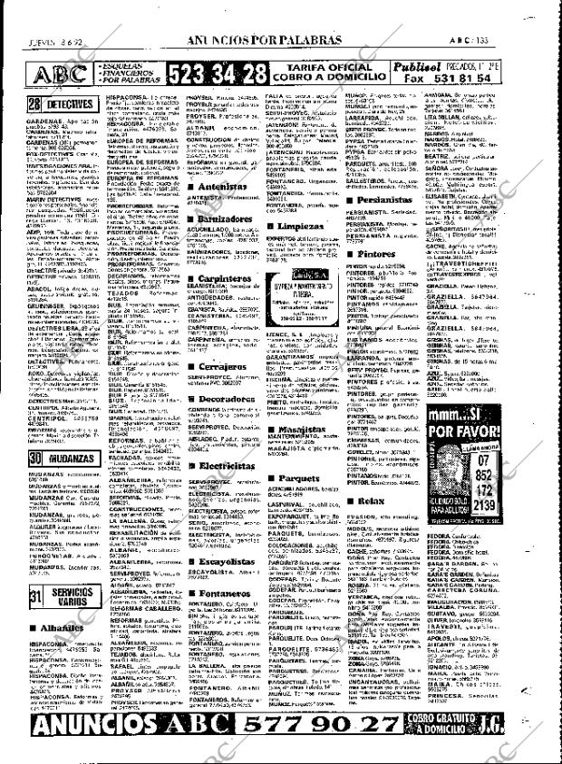 ABC MADRID 18-06-1992 página 133
