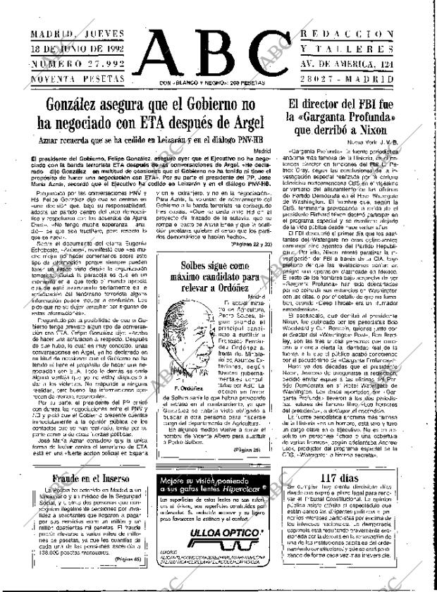 ABC MADRID 18-06-1992 página 15