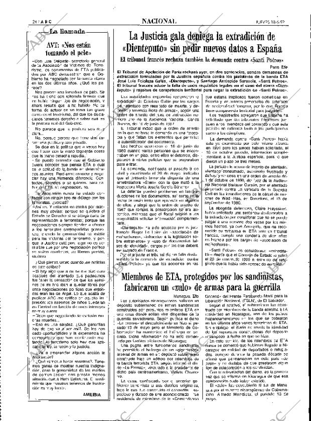 ABC MADRID 18-06-1992 página 24