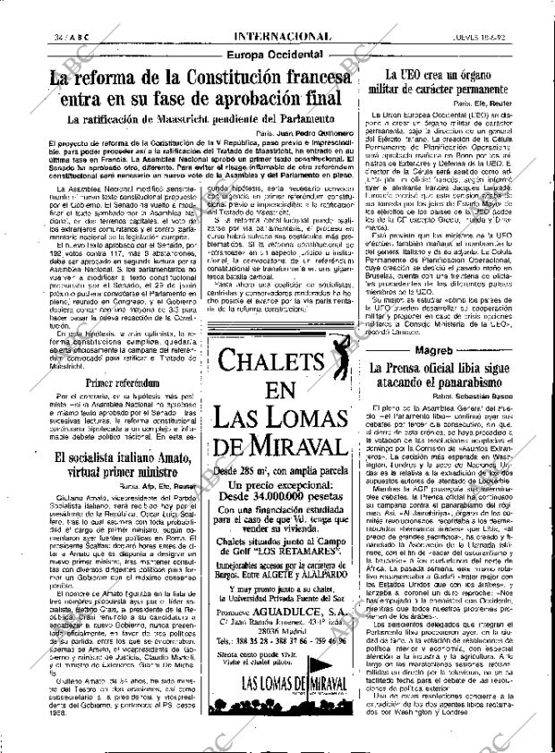 ABC MADRID 18-06-1992 página 34