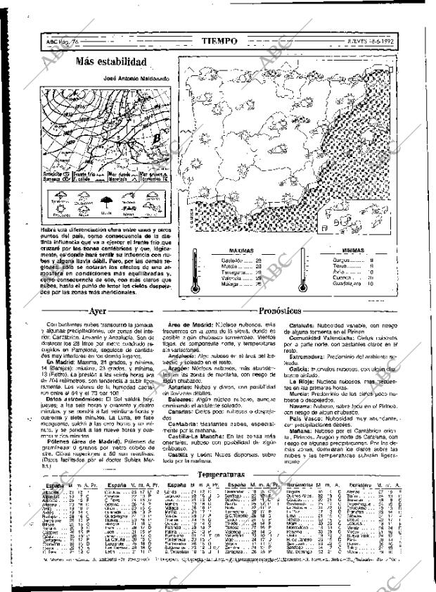 ABC MADRID 18-06-1992 página 76