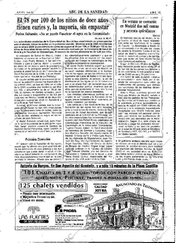 ABC MADRID 18-06-1992 página 85