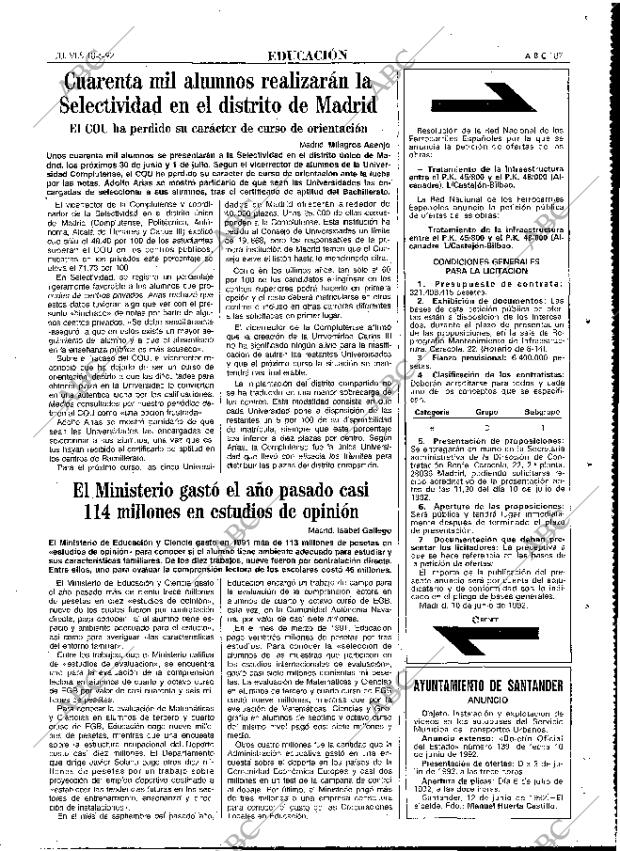 ABC MADRID 18-06-1992 página 87