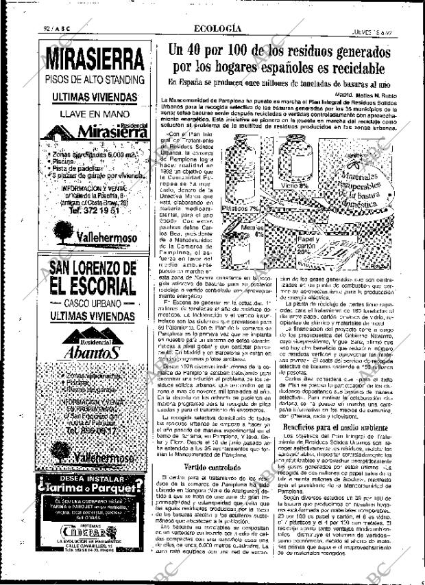 ABC MADRID 18-06-1992 página 92