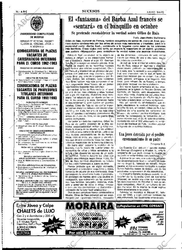 ABC MADRID 18-06-1992 página 96
