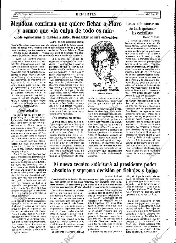 ABC MADRID 18-06-1992 página 97