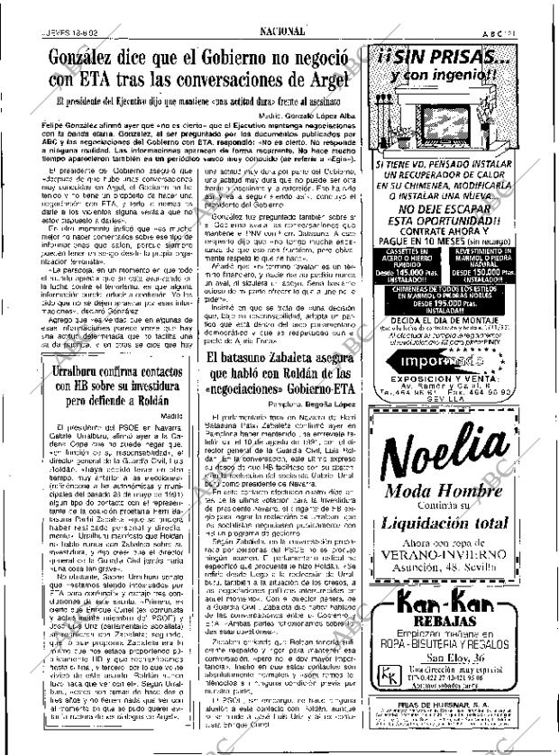ABC SEVILLA 18-06-1992 página 21