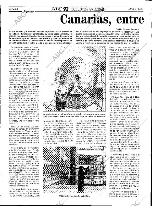ABC SEVILLA 18-06-1992 página 62