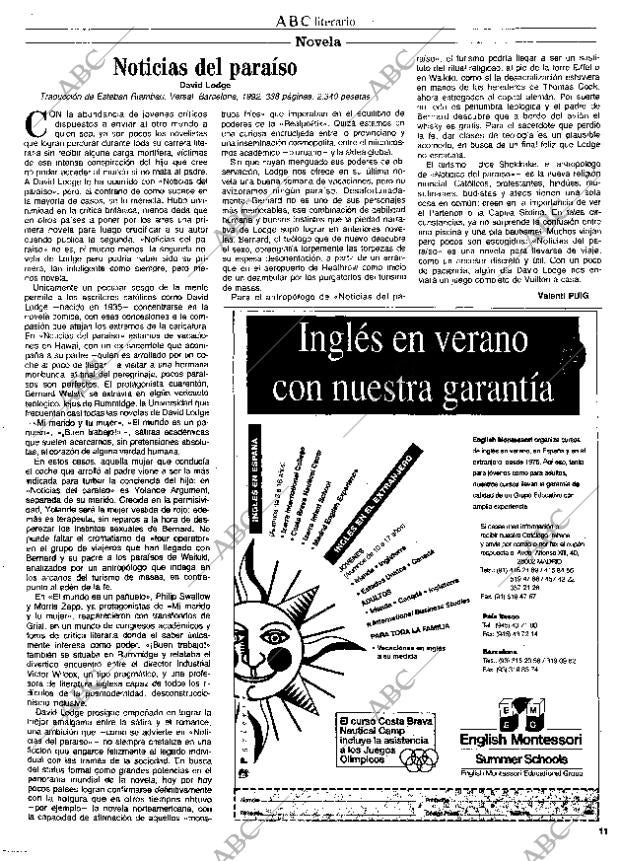 CULTURAL MADRID 19-06-1992 página 11