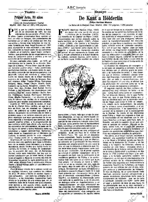 CULTURAL MADRID 19-06-1992 página 13