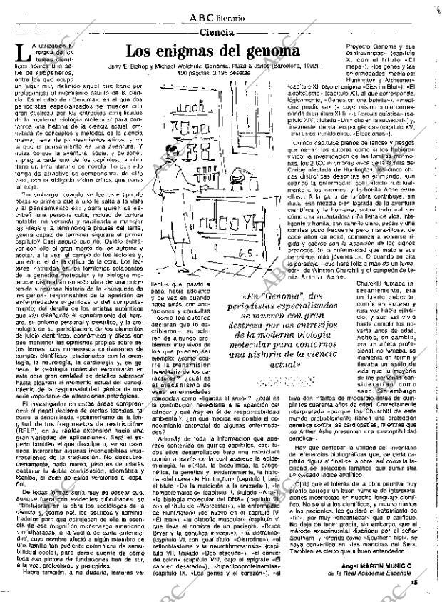 CULTURAL MADRID 19-06-1992 página 15