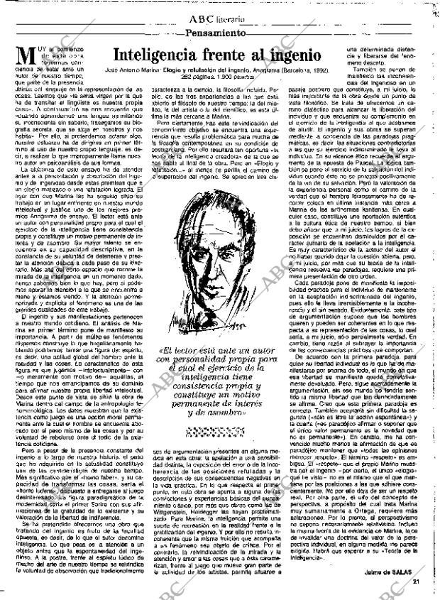 CULTURAL MADRID 19-06-1992 página 21