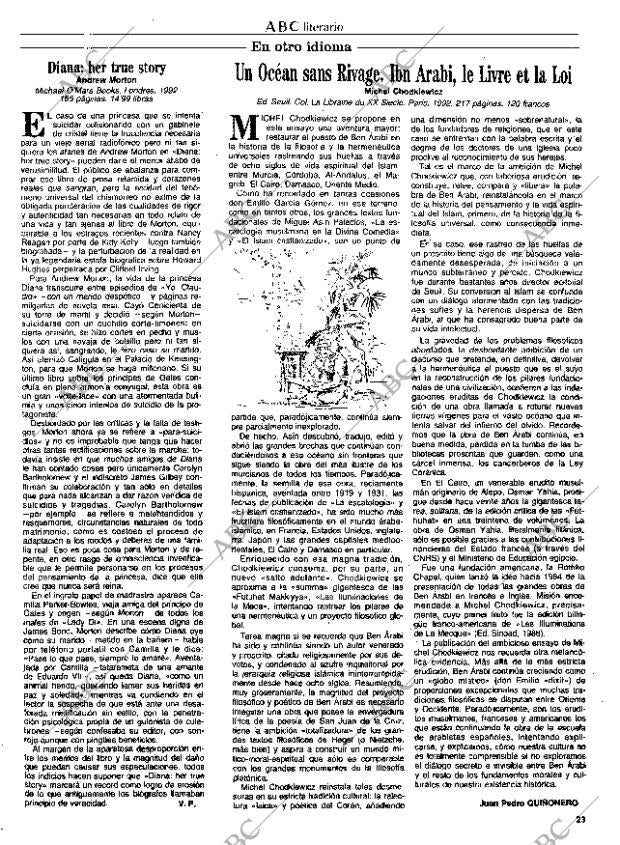 CULTURAL MADRID 19-06-1992 página 23