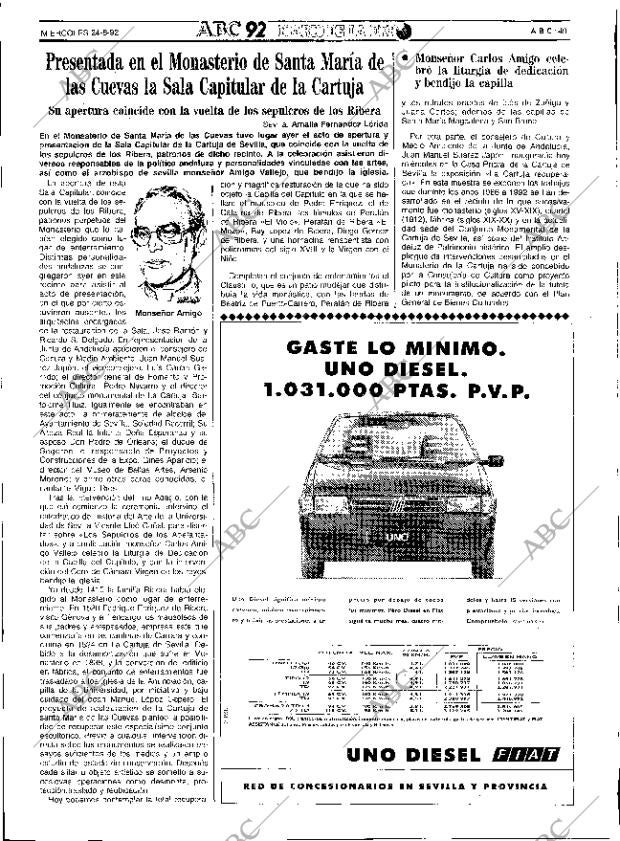 ABC SEVILLA 24-06-1992 página 49