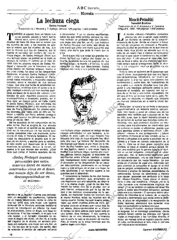 CULTURAL MADRID 26-06-1992 página 12