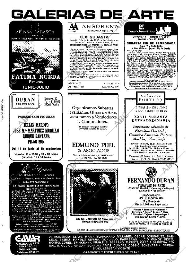 CULTURAL MADRID 26-06-1992 página 26