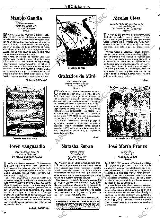 CULTURAL MADRID 26-06-1992 página 34