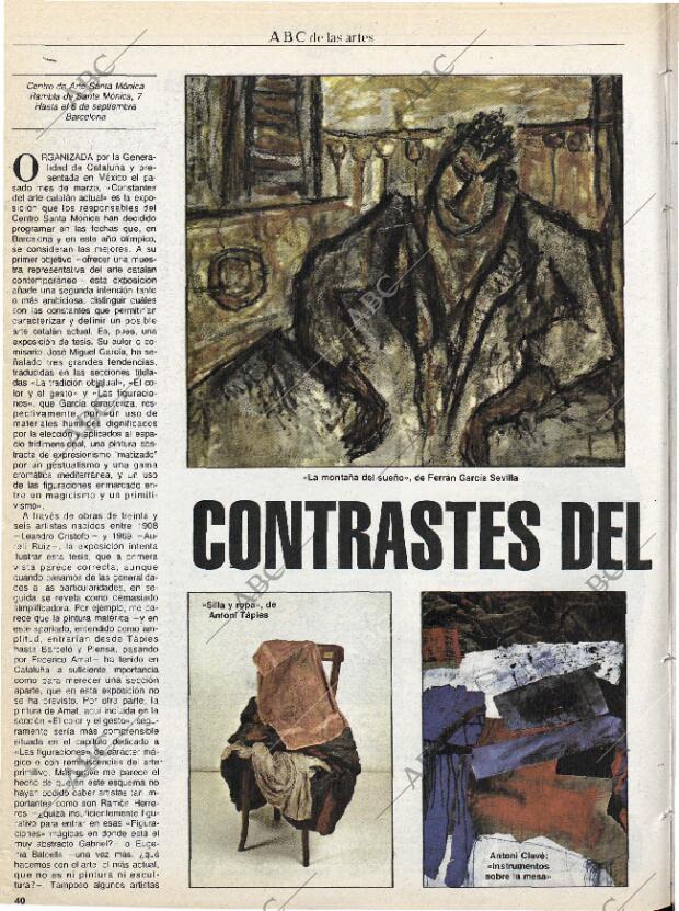 CULTURAL MADRID 26-06-1992 página 40