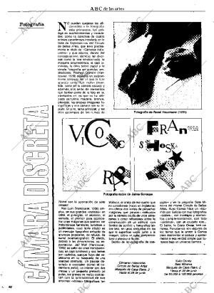 CULTURAL MADRID 26-06-1992 página 42