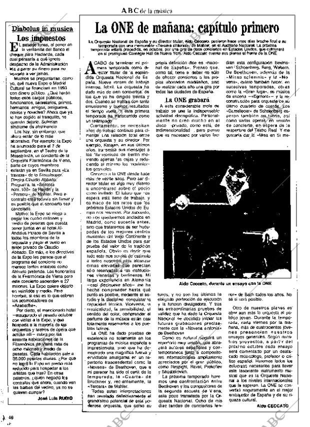 CULTURAL MADRID 26-06-1992 página 46