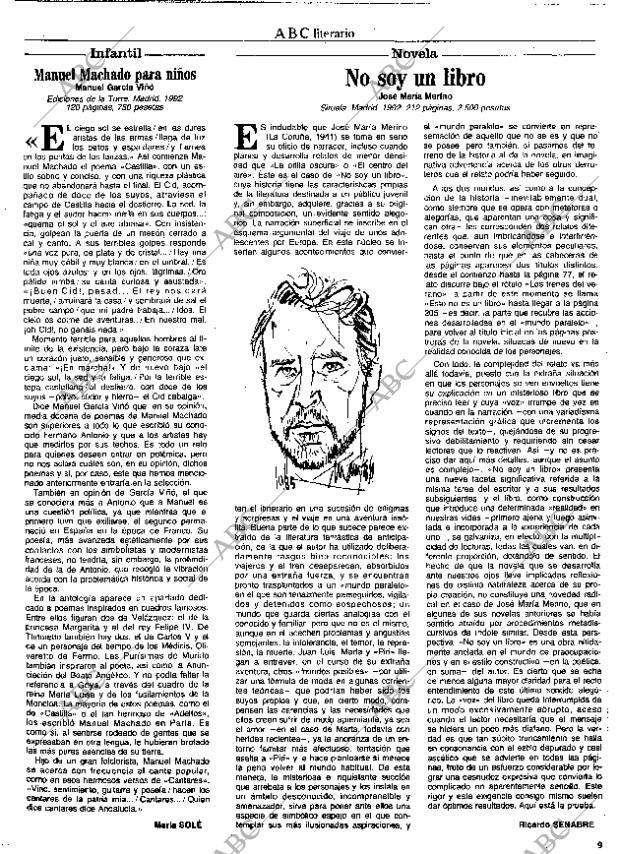 CULTURAL MADRID 26-06-1992 página 9