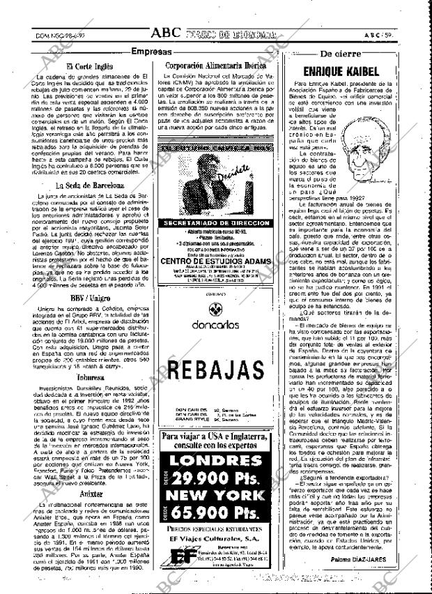 ABC MADRID 28-06-1992 página 59