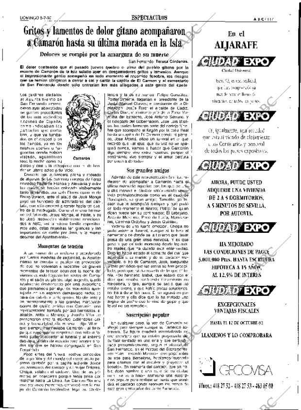 ABC SEVILLA 05-07-1992 página 117