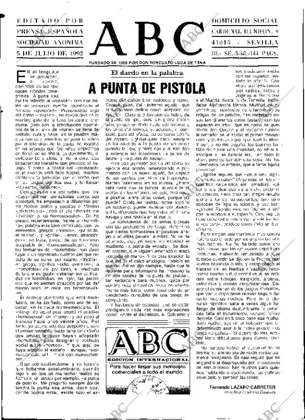 ABC SEVILLA 05-07-1992 página 3