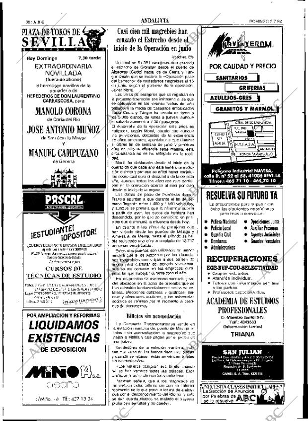 ABC SEVILLA 05-07-1992 página 38