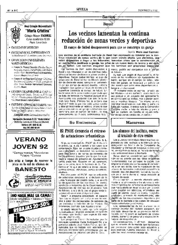 ABC SEVILLA 05-07-1992 página 48