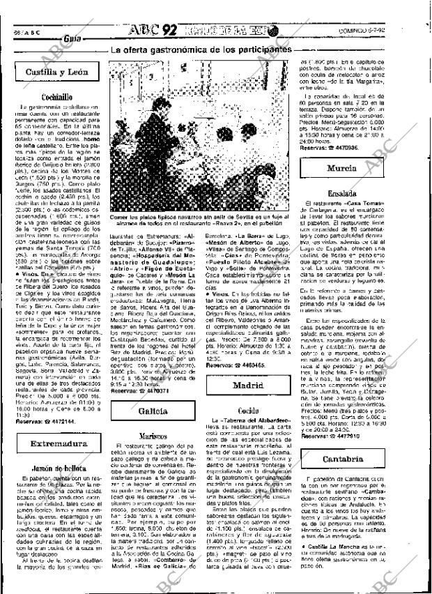 ABC SEVILLA 05-07-1992 página 66