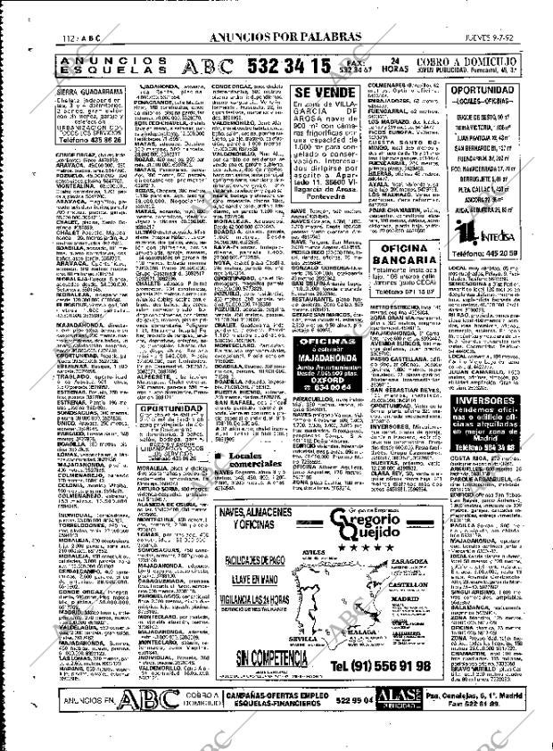 ABC MADRID 09-07-1992 página 112