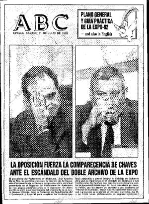 ABC SEVILLA 11-07-1992 página 1