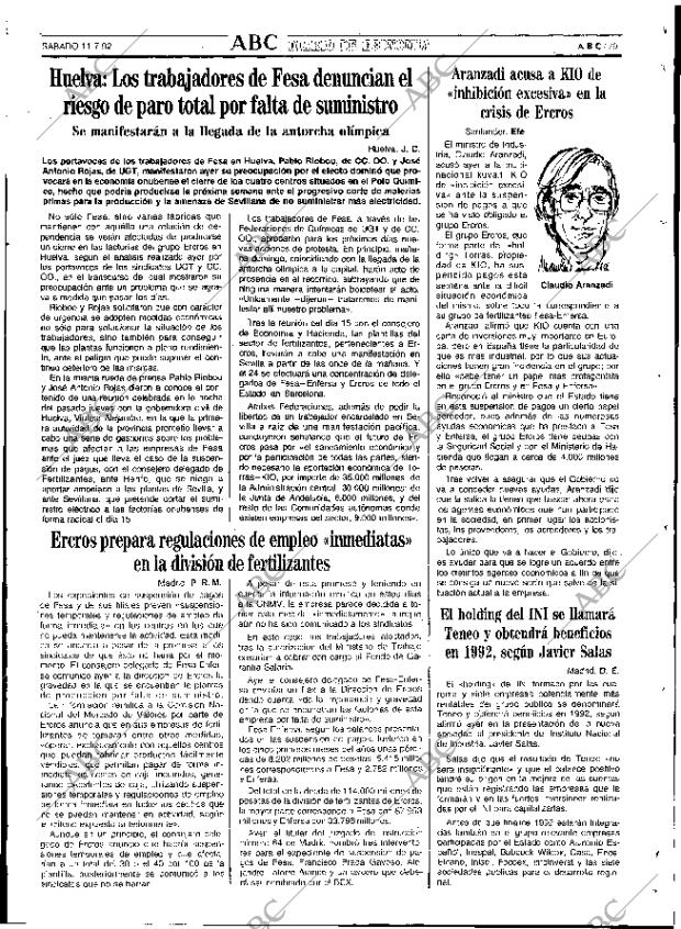 ABC SEVILLA 11-07-1992 página 79