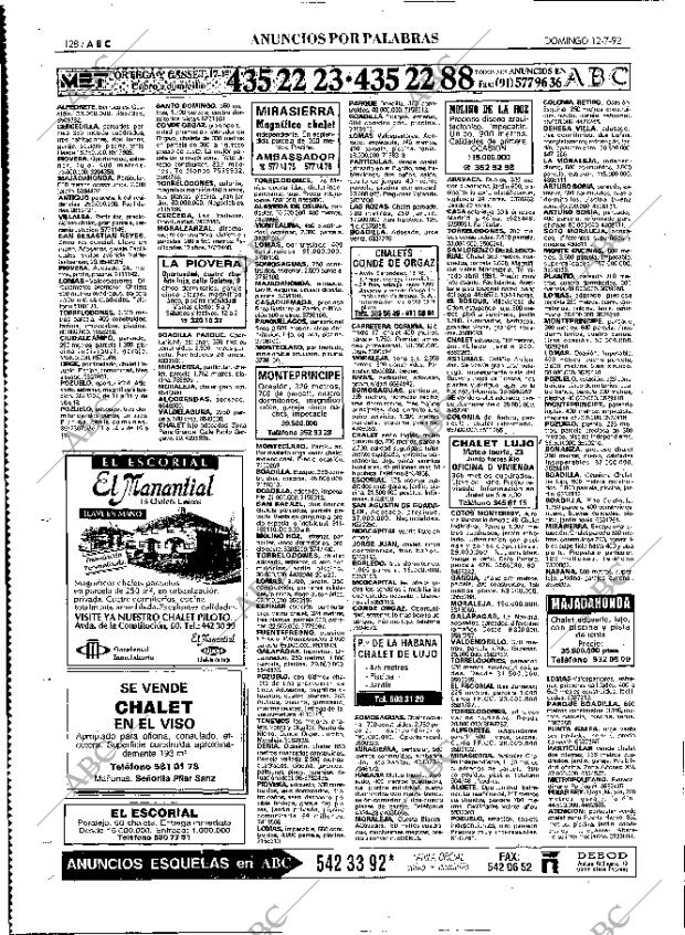 ABC MADRID 12-07-1992 página 128