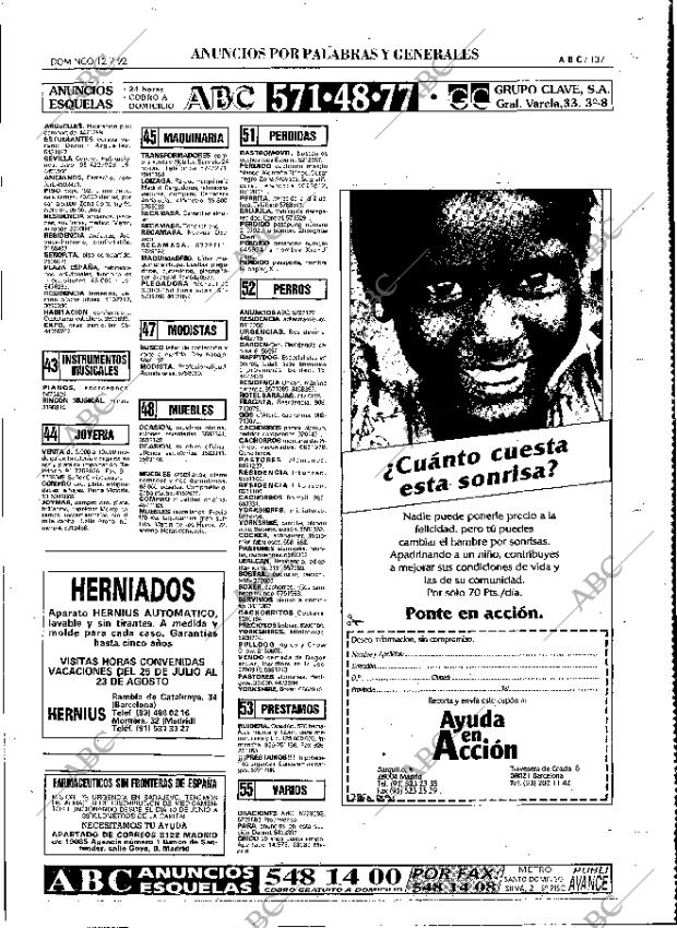 ABC MADRID 12-07-1992 página 137