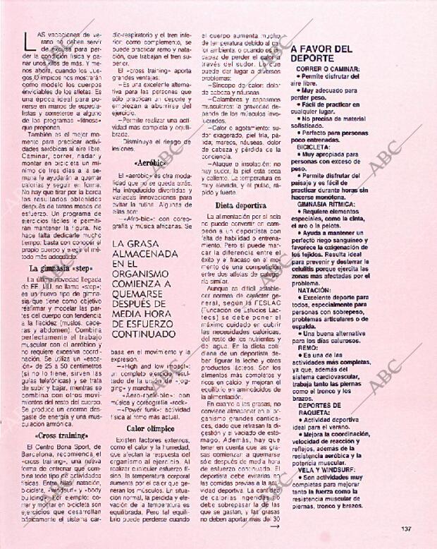 BLANCO Y NEGRO MADRID 12-07-1992 página 141
