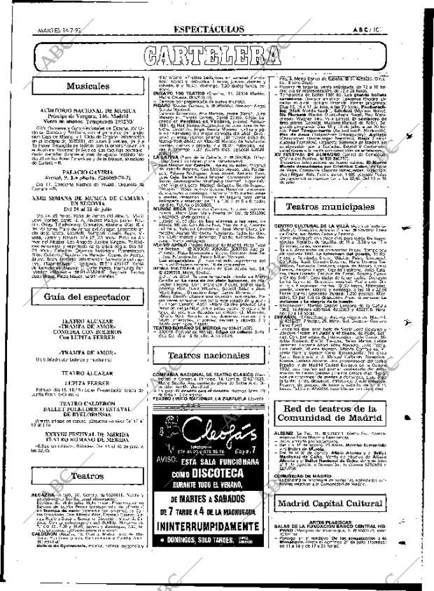 ABC MADRID 14-07-1992 página 101