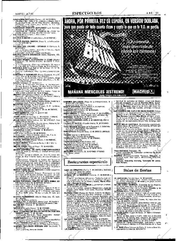 ABC MADRID 14-07-1992 página 103