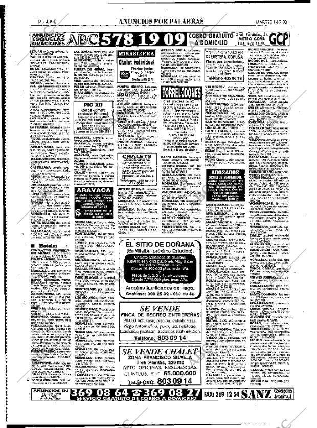 ABC MADRID 14-07-1992 página 114