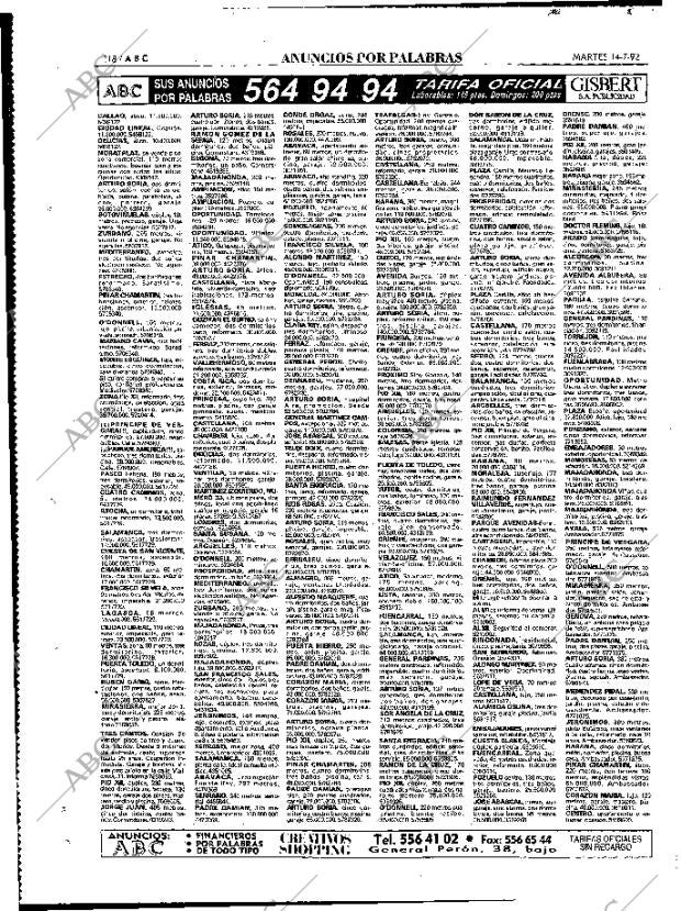 ABC MADRID 14-07-1992 página 118