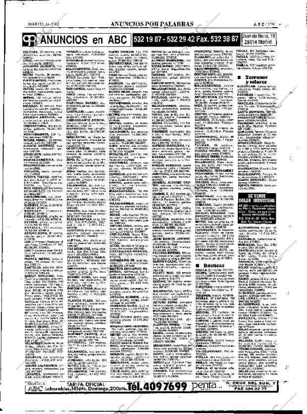 ABC MADRID 14-07-1992 página 119