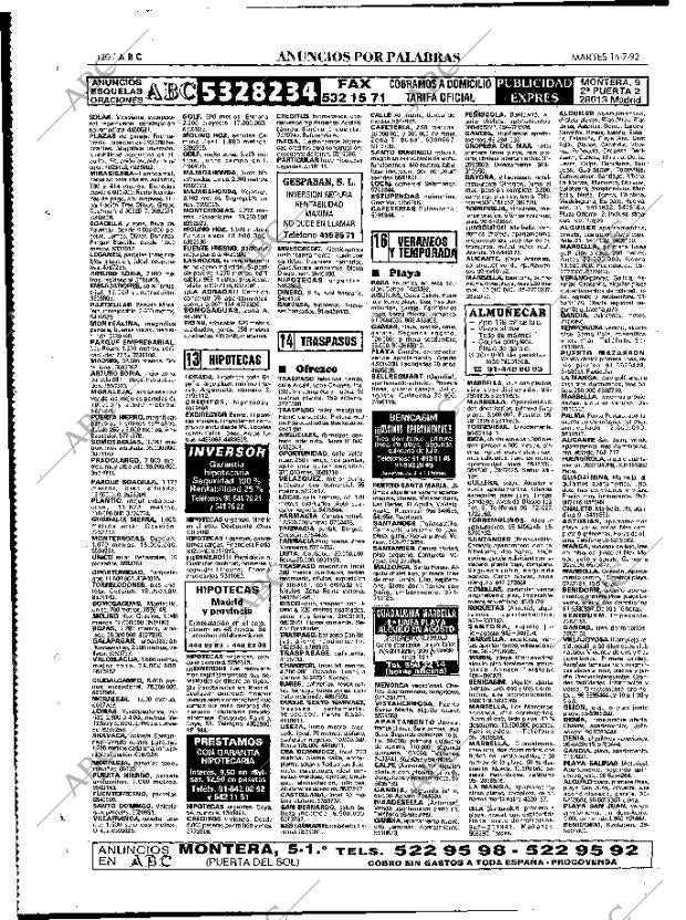 ABC MADRID 14-07-1992 página 120