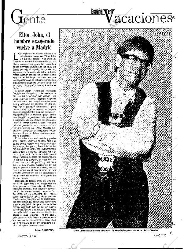 ABC MADRID 14-07-1992 página 125