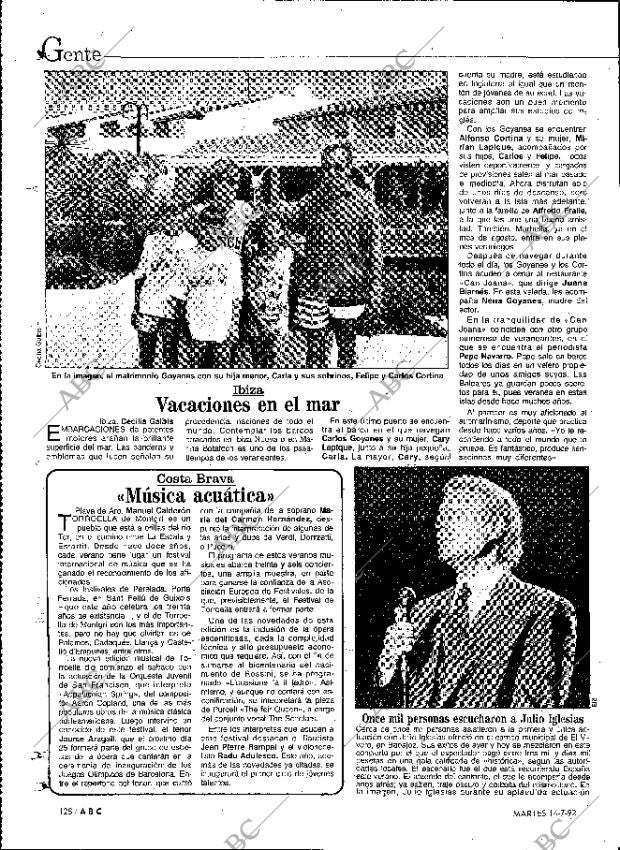 ABC MADRID 14-07-1992 página 128