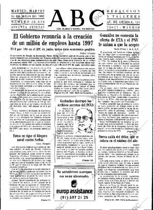 ABC MADRID 14-07-1992 página 15