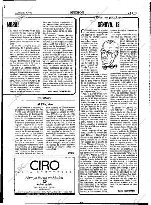 ABC MADRID 14-07-1992 página 19