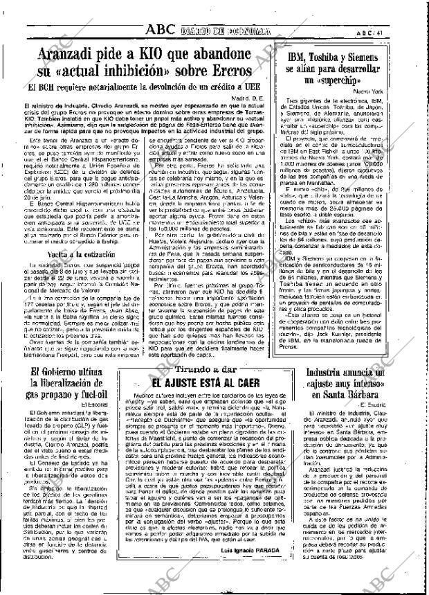 ABC MADRID 14-07-1992 página 41