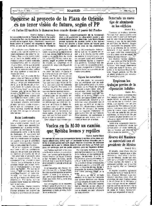 ABC MADRID 14-07-1992 página 61