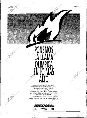 ABC MADRID 14-07-1992 página 63